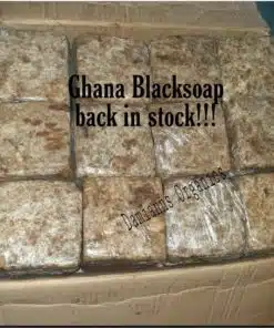 RAW AFRICAN BLACK SOAP (BAR).