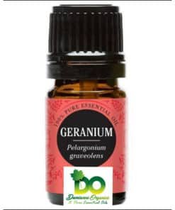 100% PURE GERANIUM ESSENTIAL OIL.