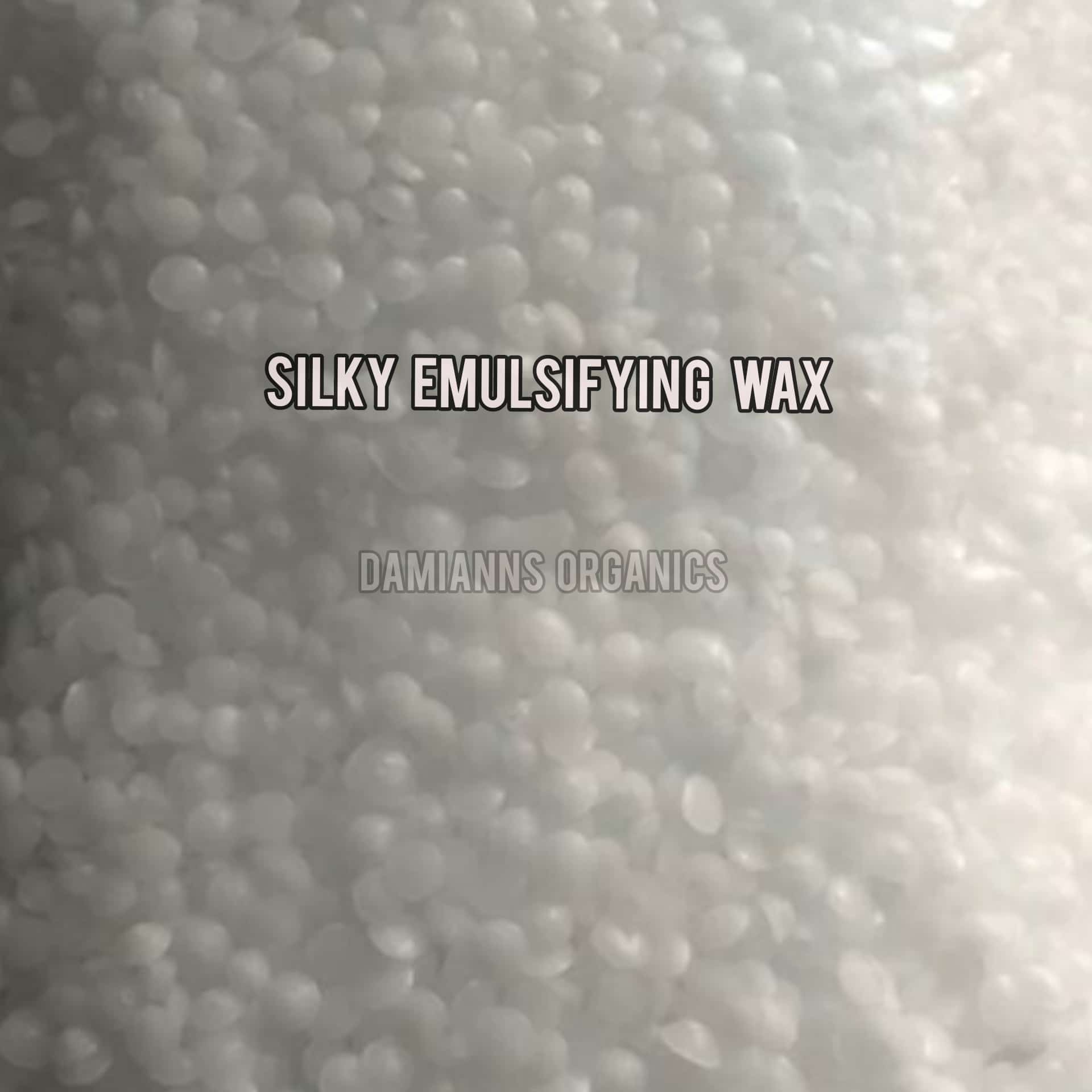 SILKY EMUSIFYING WAX. Damianns Organics