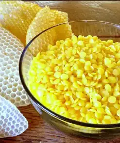YELLOW BEESWAX PELLETS.